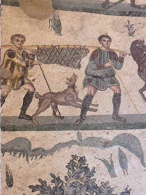 Mosaique Villa romaine de la Casale -Sicile